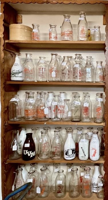 Milk bottles