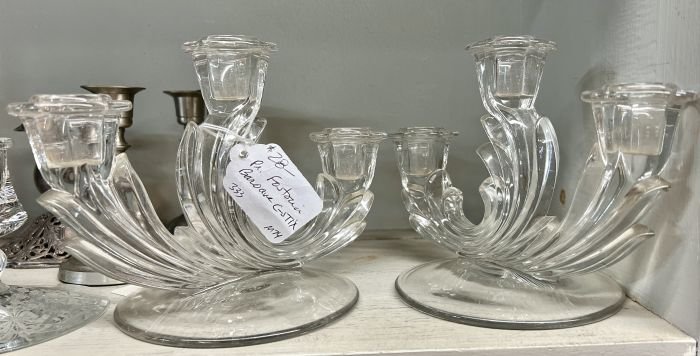 Fostoria Baroque candlesticks