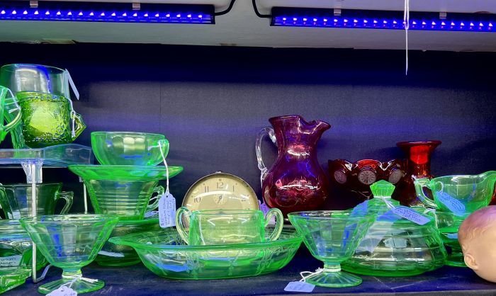 Uranium glass